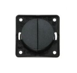 Berker 12V 2320V Twin Rocker Switch Anthracite
