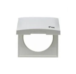 Berker Single Socket Frame With Lid White
