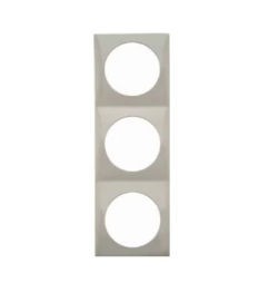 Berker Triple Socket Frame White