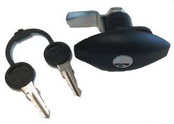 Black Locker Lock 50mm 