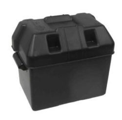 Black Plastic Battery Box