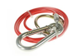 Maypole Breakaway Cable 1m x 3mm Red PVC