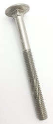 Carriage Bolt - Part Thread M6 X 100MM