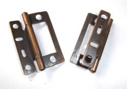 Cranked Flush Hinge 50mm - Pair