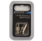 Maxview F to Coxial Adaptors