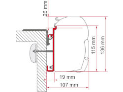 Fiamma Adapter Kit Rapido 9