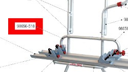 Fiamma Carry Bike Trafic D Female Support Profile