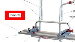 Fiamma Carry Bike Trafic D Female Support Profile