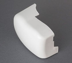 Fiamma F45i - Left Hand Outer End Cap White