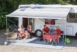 Fiamma F45 S Motorhome Awning - Polar White Case