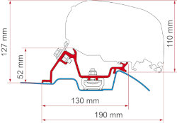 Kit F65 Sprinter with fitted Roof Rail