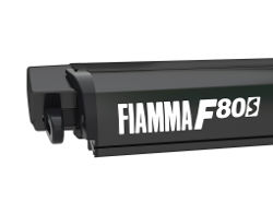 Fiamma F80 S Roof Awning - Deep Black Case