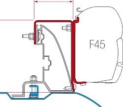 Fiamma Kit Ducato High Roof H2 Roof Rail