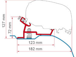 Fiamma F65 / F80 Kit Ducato Super long After 06/2006