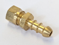 Straight Nozzle Adapter to Pipe - 8mm