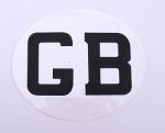 GB Car Sticker