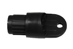 Isabella Fitting with hole/clamp end 23 mm CarbonX (1 pcs.)