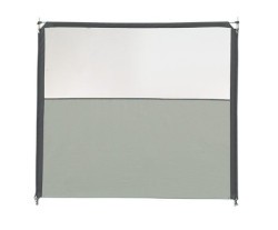 Isabella Wind Screen Flex panel with window Grey