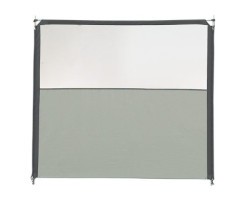 Isabella Wind Screen Flex panel with window Grey