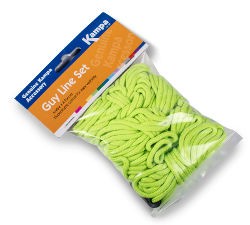 Kampa Fluorescent Guyline Set - 6m x 4