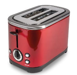 Kampa Deco Stainless Steel Toaster - Red