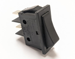 Large Rectangular 2 Position Rocker Switch - Black