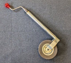 Metal Jockey Wheel Assembly - 48mm