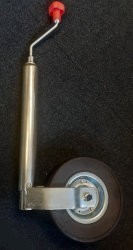 Metal Jumbo Jockey Wheel Assembly - 48mm