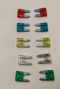 Auto Mini Blade Fuses - 10 Pack Assorted