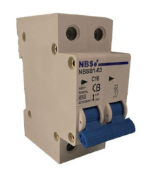 Mini Circuit Breaker - Double Pole 16 Amp