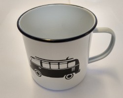 Enamel Mug with VW Camper