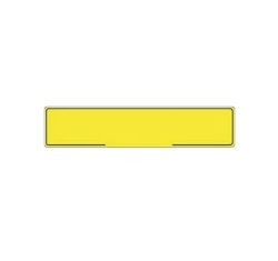 Number Plate Reflective Boarder Yellow
