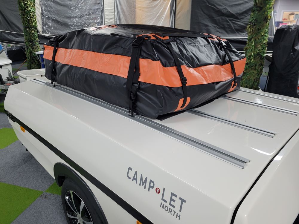 Camplet Roof Bag (orange & black) x 4 lashing eyes