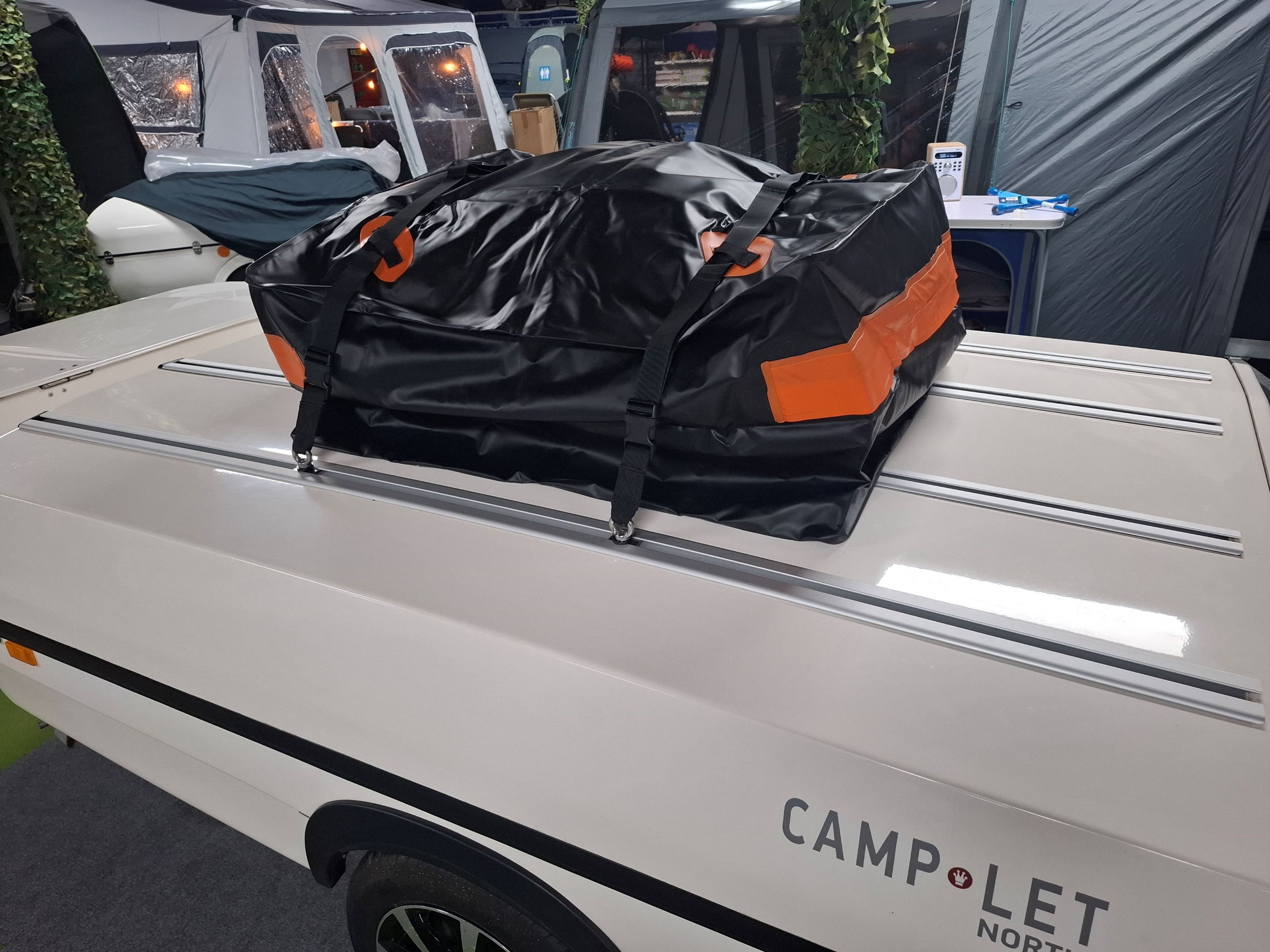 Generic Roof Back (med) Orange & Black