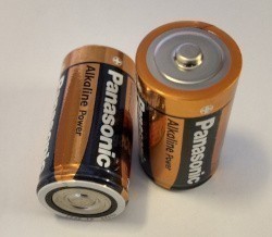 Panasonic Bronze D Cell Alkaline Battery x 2