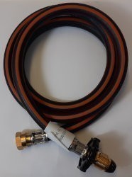 Propane Gas Hose Pigtail Handwheel - 1500mm