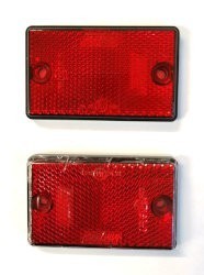 Rear Reflector - Rectangle Stick On (Pair)