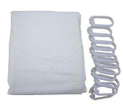 Shower Curtain & Hooks