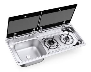 Smev Dometic 9722 Combination - Left Hand Sink