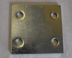 Metal Drop Plate - 3 Inch