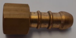Straight Adapter 1/4" Female to Nozzle