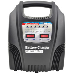 Streetwize Automatic 6V & 12V Battery Charger - 12 Amp