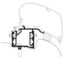 Thule Kit VW Crafter Aft 2017 - Omnistor 6300 UK
