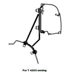 Thule Omnistore 4200 Adapter for MK2 Transit Custom & VW T7 LHD
