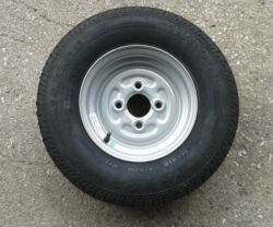 Wheel and Tyre - 145R10 4 Stud 100mm PCD