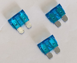 W4 Blade Fuses - 15 Amp (Pack of 3)