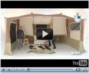 Trigano trailer tent pitching videos