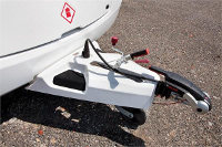 Grease the hitch, handbrake and brake override