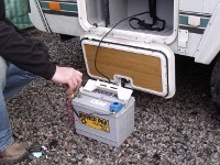 Ensure your connection are the right way round when reconnecting your battery