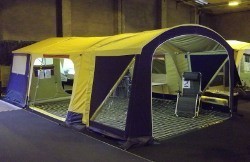 Trigano Galleon UK Trailer Tent on display